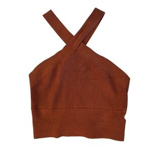 Abercrombie and Fitch Cross Strap Knit Tank